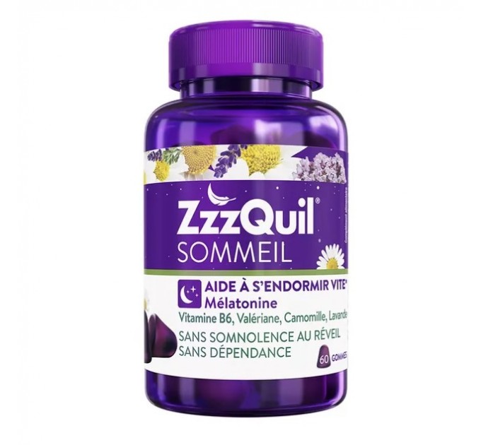 Капсулы от бессоницы ZZZQUIL Sommeil 60 капсул