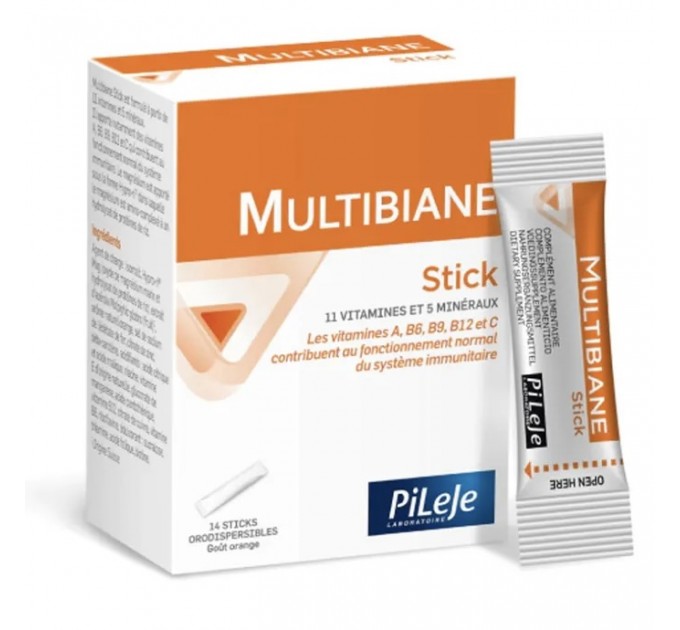 Комплекс для иммунитета Pileje Multibiane Stick Age Protect 14 палочек