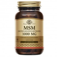 Витамины для ногтей и волос Solgar MSM 1000 мг 60 таблеток
