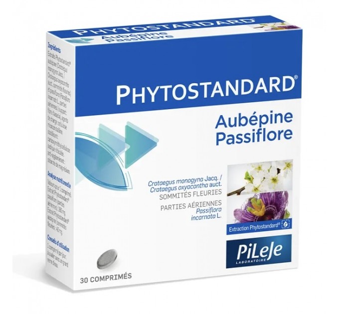 Комплекс для нервной системы Phytostandard Aubépine Passiflore PILEJE 30 таблеток