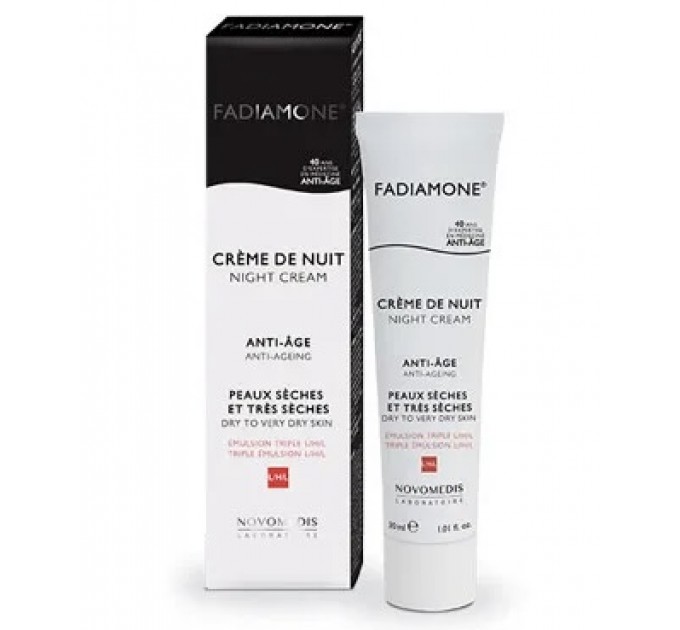 Ночной крем FADIAMONE crème Vieillissement cutané hormonal de SINCLAIR 30 мл