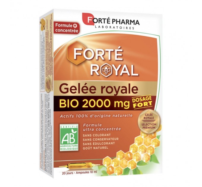 Маточное молочко Gelee Royale 2000 mg Forte Pharma 20 ампул