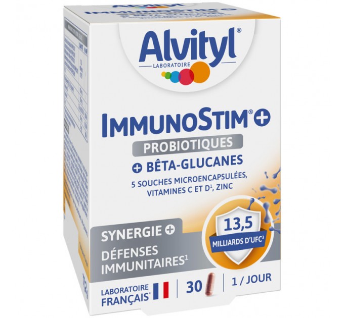 Комплекс для иммунитета Immunostim+ Probiotiques ALVITYL 30 капсул