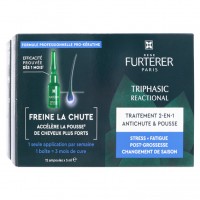Комплекс для волос Furterer TRIPHASIC Antichute & Pousse 12 флаконов по 5 мл