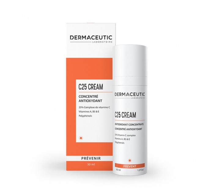 Антивозрастной антиоксидантный крем-окислитель C25 Cream DERMACEUTIC 30 мл