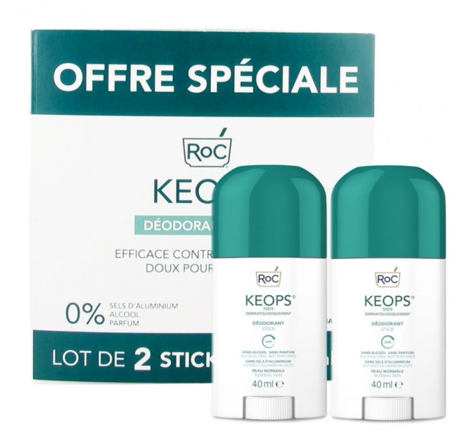 Дезодорант Déodorant KEOPS en stick de ROC 2 шт