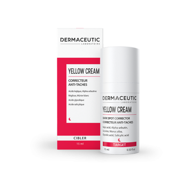 Осветляющий крем против пигментных пятен Yellow Cream DERMACEUTIC 15 мл