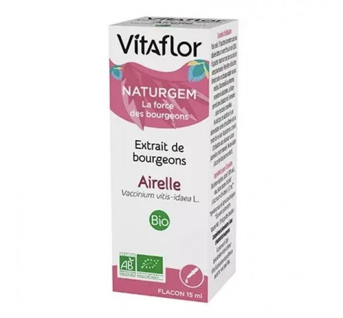 Экстракт почек брусники Extrait de Bourgeon bio d’Airelle de VITAFLOR 15 мл