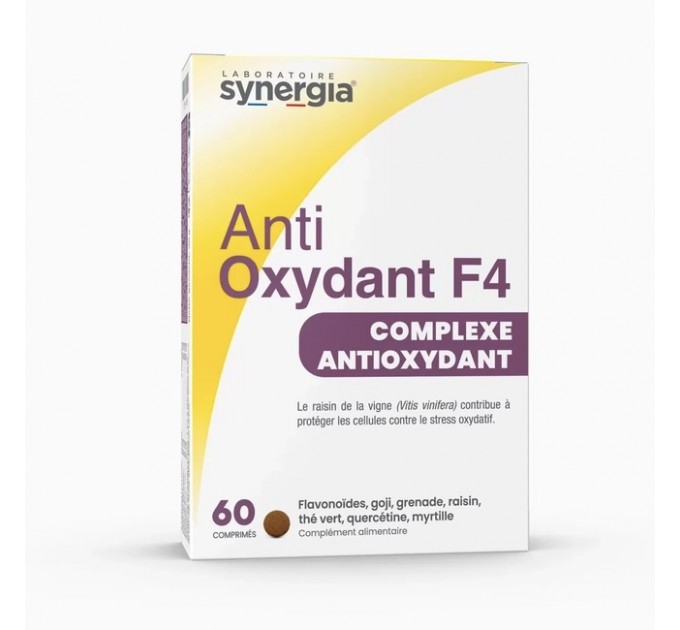 Комплекс антиоксидантов Synergia Antioxidant F4 60 таблеток