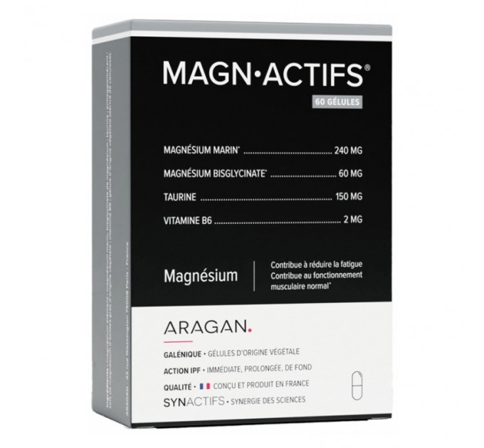 Комплекс магний Magn Actifs de SYNACTIFS 60 капсул