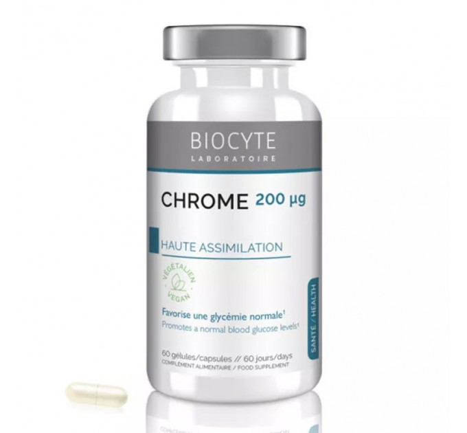 Хром для поддержания глюкозы Cr Chrome de BIOCYTE 60 капсул