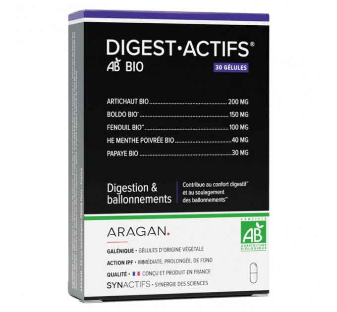 Комплекс для пищеварения Syn Actifs Digest Actifs Digestion X30 капсул