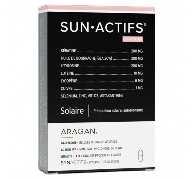Защита кожи от солнца Sun Actifs Solaire 30 капсул