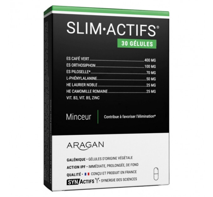 Капсулы для похудения SLIMACTIFS SYNACTIFS Minceur 30 капсул