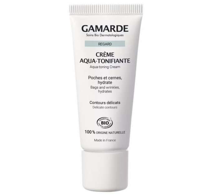 Аква-тонизирующий крем для глаз Crème Aqua-tonifiante Regard GAMARDE 10 гр