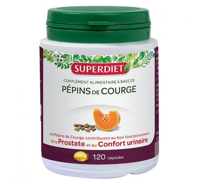 Комплекс для простаты Super Diet Pépins de Courge 120 капсул