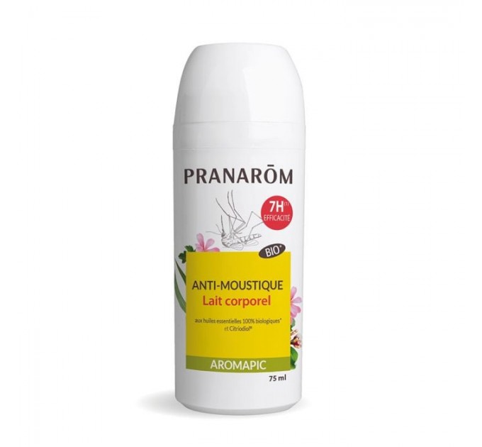 Роллер молочко от комаров Roller Anti-moustiques Lait Corporel PRANAROM 75 мл