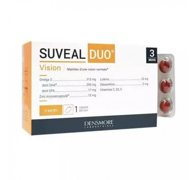 Добавка для зрения Suveal Duo 90 таблеток