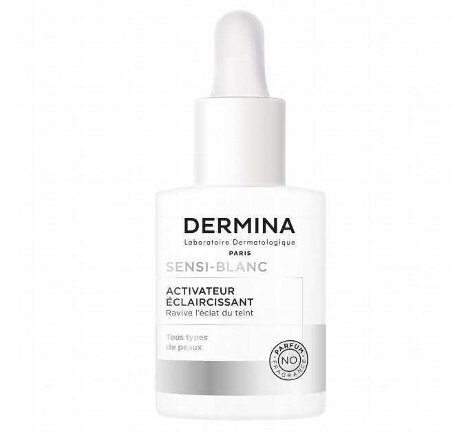 Осветляющая сыворотка Activateur éclaircissant SENSI-BLANC Dermina 30 мл