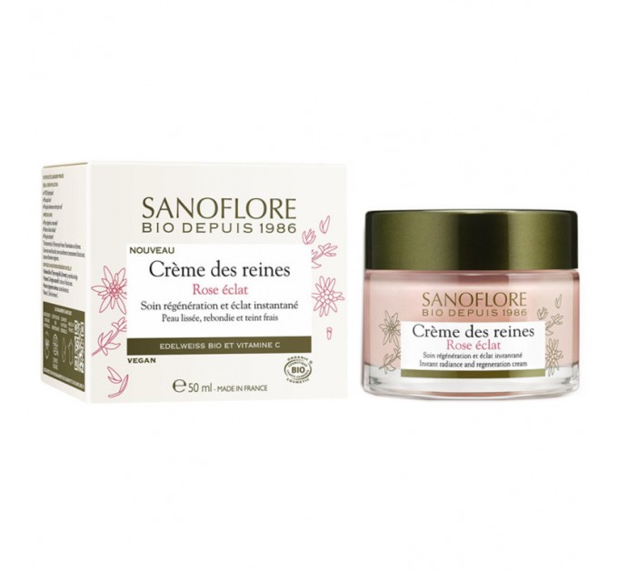 Антивозрастной крем Crème des Reines Rose Eclat de Sanoflore 50 мл