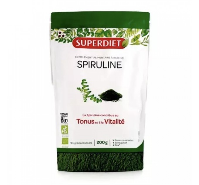 Комплекс спирулина Superdiet Spiruline Tonus & Vitalité 200 гр