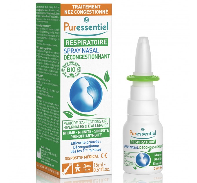 Назальный спрей Puressentiel Respiratoire Spray Nasal 30 мл