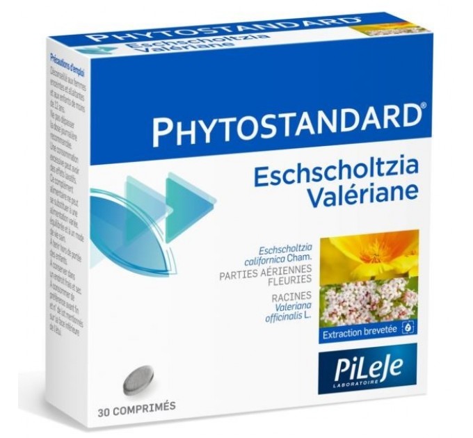 Капсулы против стресса Pileje Phytostandard Eschscholtzia Valériane 30 капсул