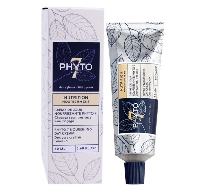 Увлажняющий крем для сухих волос Phyto 7 Crème de Jour Nourrissante 50 мл