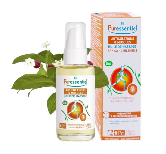 Массажное масло Puressentiel Articulations & Muscles Huile Massage 100 мл