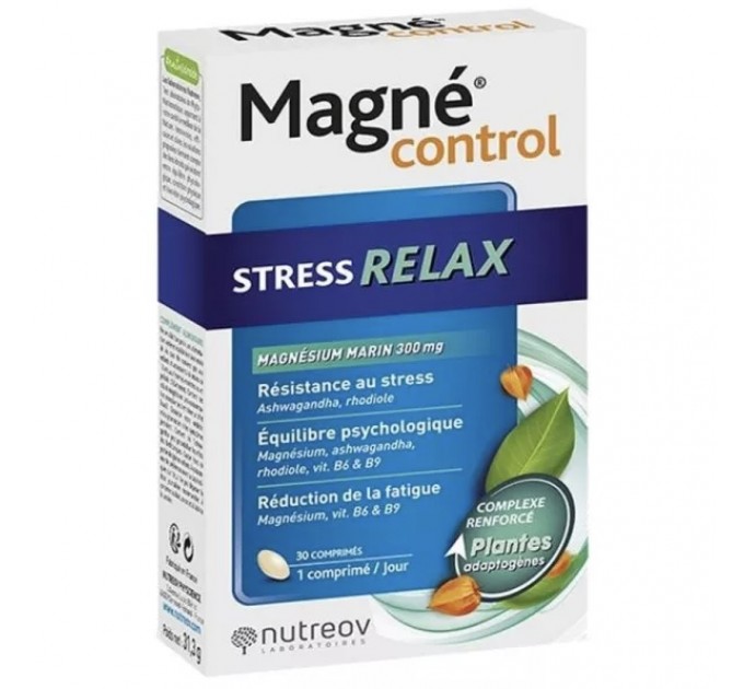 Капсулы против стресса Nutreov Magne Control Stress Relax 30 таблеток