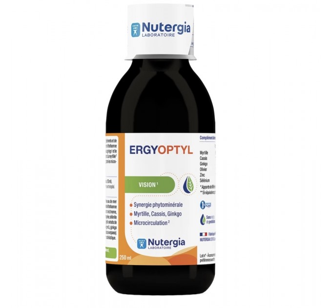 Добавка для зрения Nutergia Ergyoptyl 250 мл