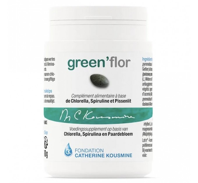 Капсулы для пищеварения и очищения Nutergia Green Flor 90 таблеток