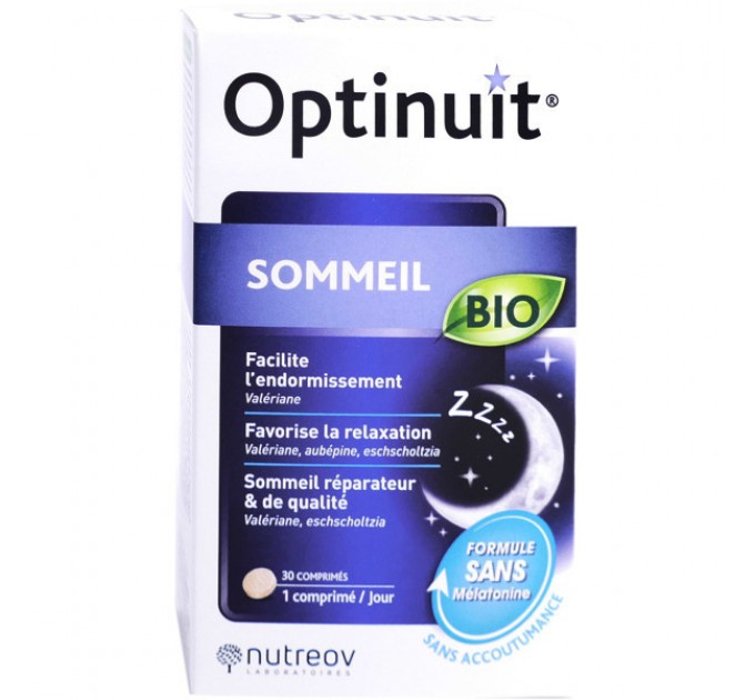 Капсулы от бессоницы Optinuit Sommeil Bio 30 таблеток