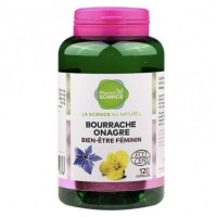 Примула вечерняя для женщин Pharmascience BOURRACHE ONAGRE BIO 120 капсул