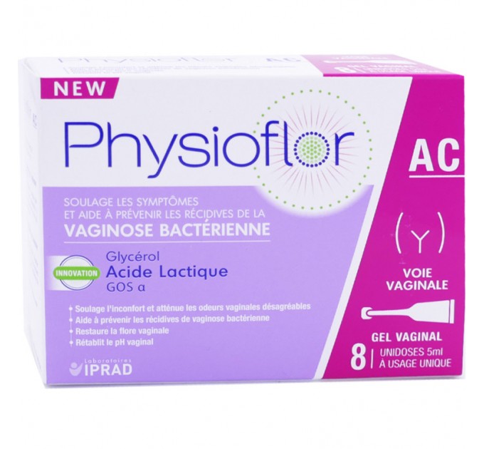 Вагинальный гель для микрофлоры Physioflor Vaginal Flora 8 шт