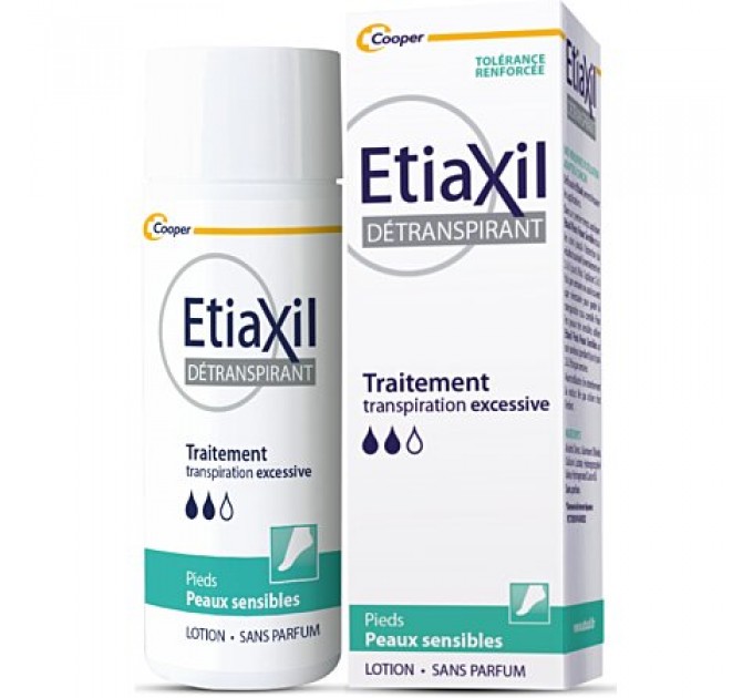 Лосьон для ног для чувствительной кожи Etiaxil Detranspirant 100 мл