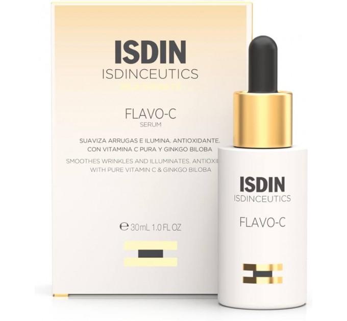 Сияющая антивозрастная сыворотка ISDIN Isdinceutics Flavo-C Serum Antioxidante 30 мл