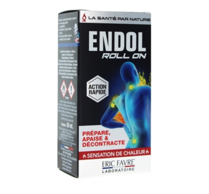 Обезболивающий роллер Roll on ENDOL Eric Favre 50 мл