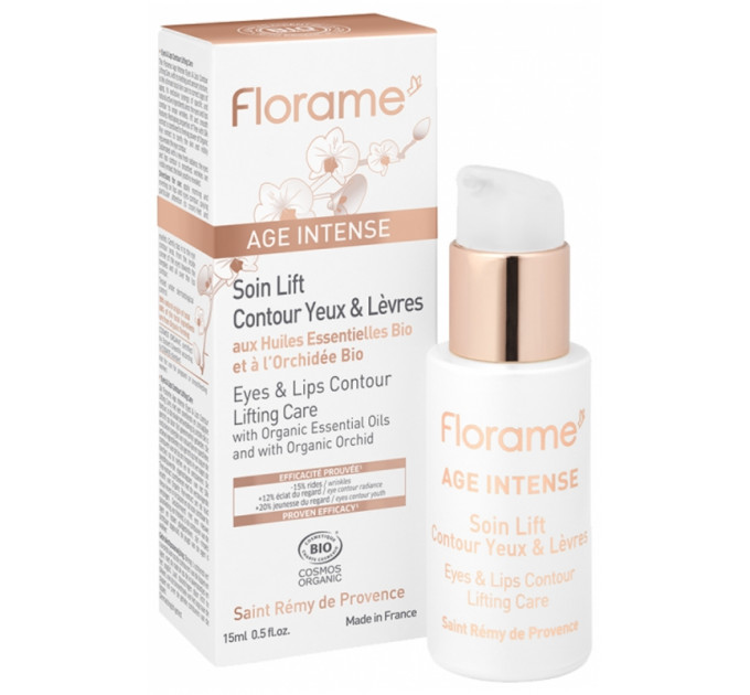 Интенсивный лифтинг-уход для глаз и губ Florame AGE INTENSE SOIN LIFT 15 мл