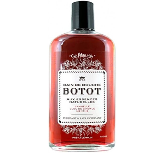 Ополаскиватель для рта с корицей, гвоздикой и мятой Bain de Bouche BOTOT 250 мл