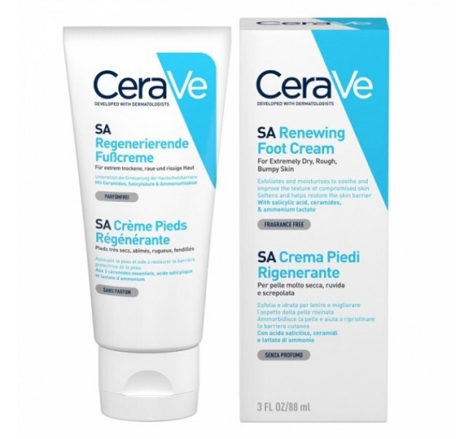 Восстанавливающий крем для ног CERAVE SA CREME PIEDS REGENERANT 88 мл