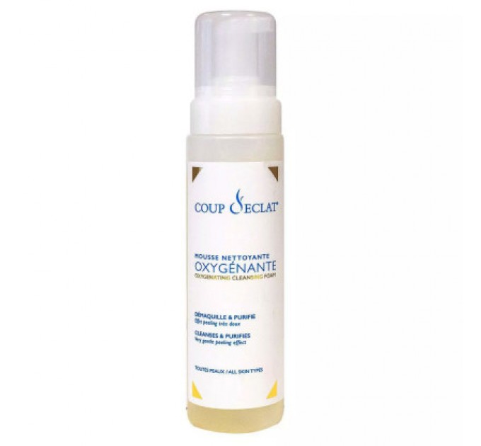 Кислородная очищающая пенка COUP D'ECLAT MOUSSE NETTOYANTE OXYGENANTE 200 мл