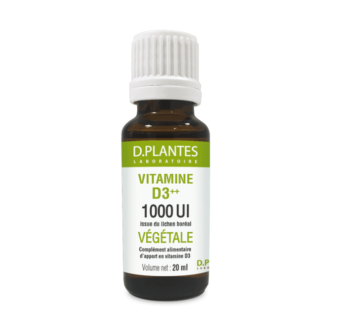 Растительный витамин Д3 D-PLANTES VITAMINE D3 VEGETALE 1000UL 20 мл