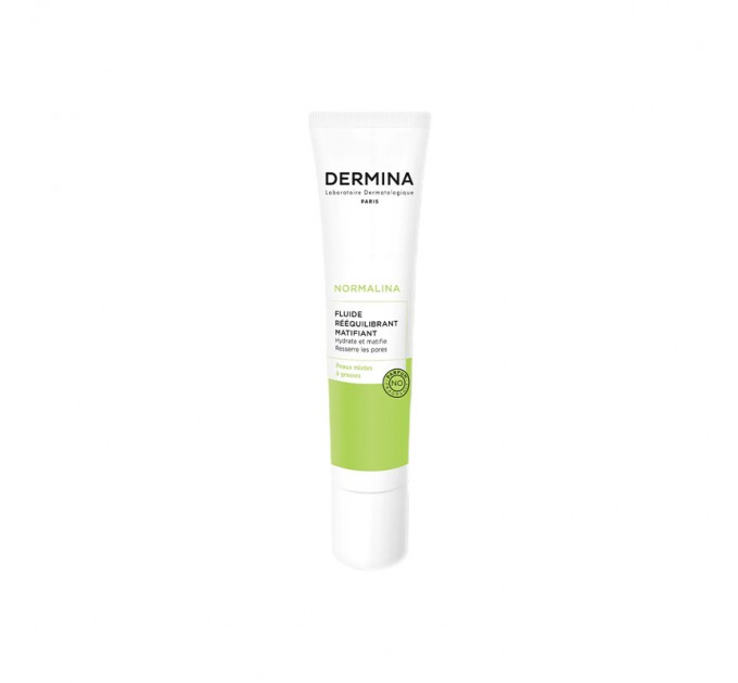 Матирующий восстанавливающий флюид для жирной кожи Dermina Normalina FLUIDE 40 мл