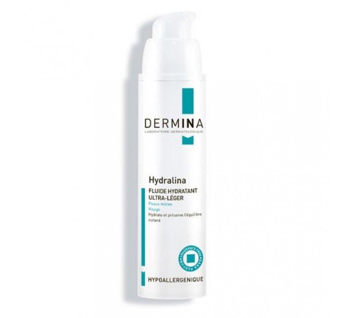 Ультралегкий увлажняющий флюид Dermina Fluide Hydralina 50 мл