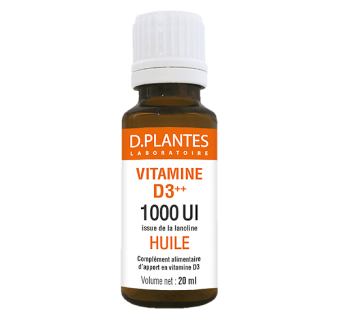 Масло с витамином Д3 D-PLANTES VITAMINE D3 HUILE 1000UL 20 мл
