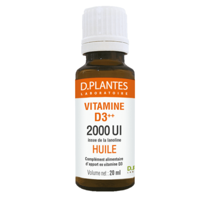 Масло с витамином Д3 D PLANTES VITAMINE D3++ 2000 UI HUILE 20 мл