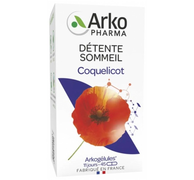 Капсулы от стресса мак Arkopharma Coquelicot 45 капсул