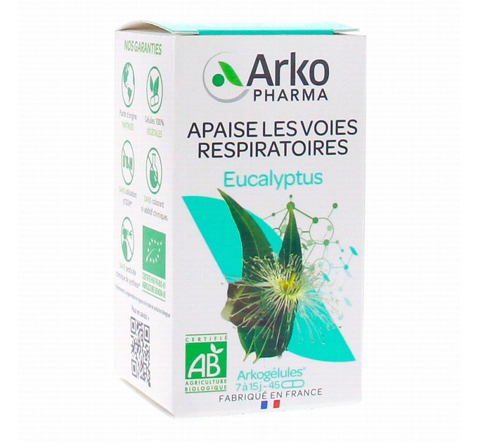 Капсулы эвкалипта Arkopharma Arkogélules Eucalyptus Bio 45 капсул