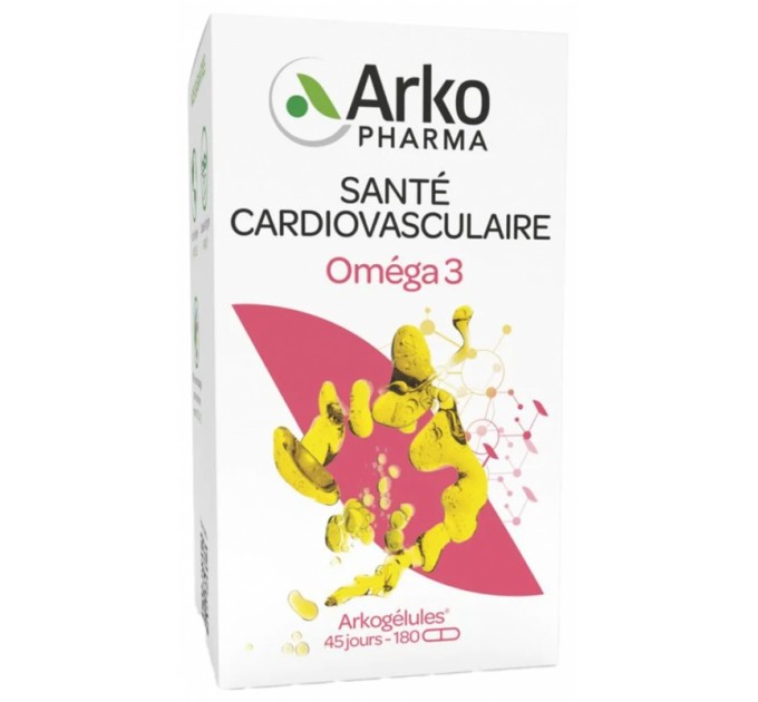 Омега 3 для сердца Arkopharma Arkogélules Oméga 3 180 капсул